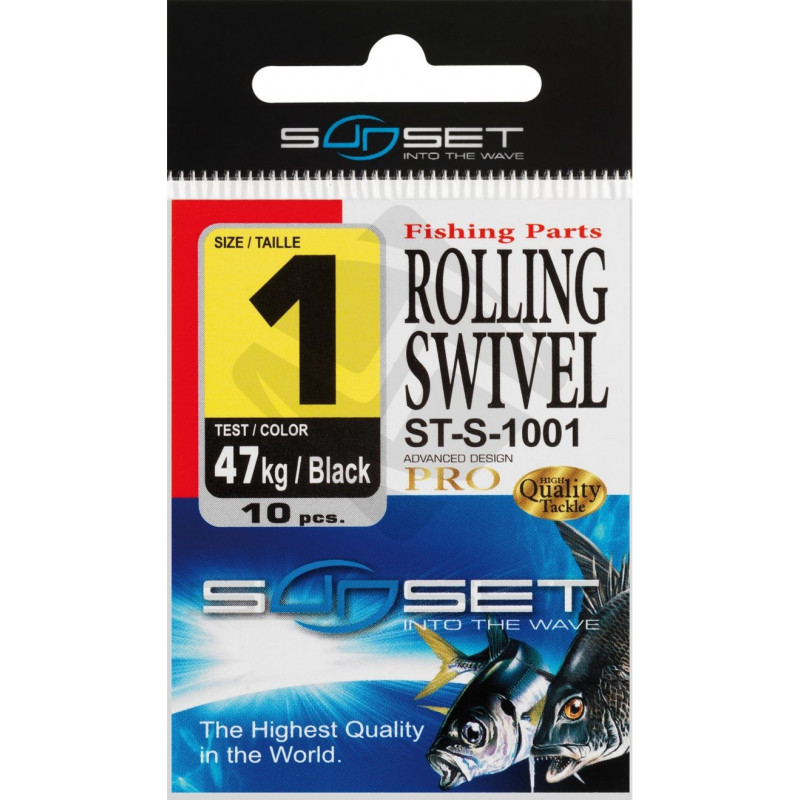GIRELLA DA PESCA ROLLING SWIVEL ST-S 1001-PC810 KG144